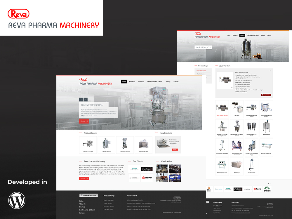 Reva Pharma Machinery Portfolio